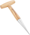 Berry&Bird Hand Dibber, Stainless Steel Sow Dibbler with Wood Handle, Garden Hole Punch Dibbler Tool for Planting Seeds & Bulbs, Hand Held Bulb Planter for Planting Flowers Tulips, Daffodils, Dahlias - DGrove