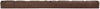 Rubberific 4' Rubber Cobblestone Flexible No Dig Landscape Mulch Border Edging with Anchoring Spikes for Lawns, Gardens, and Flower Beds (1, Brown)