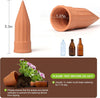 12 Pcs Self Watering Spikes Small Terracotta Plant Watering Stakes Devices Vacation Self-Watering Stakes for Indoor/Outdoor Plants - DGrove