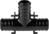 (Pack of 10) EFIELD Poly PPSU Barb Crimp Pex Fitting 3/4" X 3/4"x3/4" Tee With Tab, ASTM 2159,(PPSU1807052)