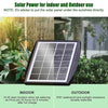 Solar Automatic Drip Irrigation Kit System, JIYANG Solar Powered Auto Easy DIY Watering Device Supported Pots Plants, 6-12 Timing Modes With Anti-Siphoning Device (Expansion Kit/Extra Accessories Kit)
