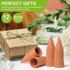 12 Pcs Self Watering Spikes Small Terracotta Plant Watering Stakes Devices Vacation Self-Watering Stakes for Indoor/Outdoor Plants - DGrove