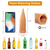 Plant Watering Spikes 12 Pack,Terracotta Plant Watering Spikes Wine Bottle Automatic Plant Waterer for Watering Indoor and Outdoor Plants While on Vacation - Plant Perfect Self-Watering Device - DGrove
