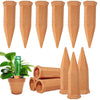 Plant Watering Spikes 12 Pack,Terracotta Plant Watering Spikes Wine Bottle Automatic Plant Waterer for Watering Indoor and Outdoor Plants While on Vacation - Plant Perfect Self-Watering Device - DGrove