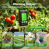 6-in-1 Soil Moisture Meter, 2026 New Digital Plant Temperature/Soil Moisture Test & PH Meter/Sunlight Intensity, Large Dial Soil Tester for Indoor & Outdoor Gardening, Lawn, Farm (1PCS)