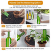 Plant Watering Spikes 12 Pack,Terracotta Plant Watering Spikes Wine Bottle Automatic Plant Waterer for Watering Indoor and Outdoor Plants While on Vacation - Plant Perfect Self-Watering Device - DGrove