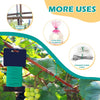 (2 Reel) Soft Plant Ties, Garden Ties TPR Flexible Durable Heavy Duty Twist Wire for Twine Tomatos Branches Vines and Tying Up Cable Wires (Green)(φ3.5mm，26feet)
