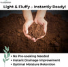 Peat Moss for Plants – Organic Sphagnum Peat Moss for Orchids, Terrariums, Seed Starting, Reptiles & Potting Soil Mix (1 Quart)