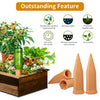 Plant Watering Spikes 12 Pack,Terracotta Plant Watering Spikes Wine Bottle Automatic Plant Waterer for Watering Indoor and Outdoor Plants While on Vacation - Plant Perfect Self-Watering Device - DGrove