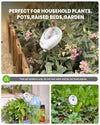 RAINPOINT Soil Moisture Meter for Plants - Accurate Plant Water Meter for Houseplants and Outdoor Plants,Gardening,Farming,No Batteries Needed(White