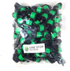 (25-Pack) - 1/4" Inch 360 Degree Drip Emitter On 6" Stake Sprayer Adjustable Flow 0-20 GPH, Fits 1/4 (4-6mm) Irrigation Tubing - Micro Bubbler Drippers for Drip Irrigation (25 Pack Dripper on Barb)