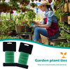 (2 Reel) Soft Plant Ties, Garden Ties TPR Flexible Durable Heavy Duty Twist Wire for Twine Tomatos Branches Vines and Tying Up Cable Wires (Green)(φ3.5mm，26feet)