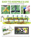 HIRALIY 50ft Drip Irrigation Kit Plant Watering System 8x5mm Blank Distribution Tubing DIY Automatic Irrigation Equipment Set for Garden Greenhouse Flower Bed Patio Lawn