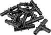 (Pack of 10) EFIELD Poly PPSU Pex Crimp Fitting 1/2" X 1/2" X 1/2" Tee For Pex Tubing Connection, ASTM F2159,(PPSU1807007-10PCS)