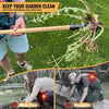 Weed Puller Tool, Stand Up Weed Remover Tool with Long Handle, 4-Claw Steel Head Manual Weeders, Gardening Hand Weeding Tools Without Bending, Pulling, or Kneeling - DGrove