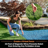 LawnMaster OcuMow™ VBRM701YAMIDR Perimeter Wire Free Robot Lawn Mower Cuts 1/6 Acre Optical Navigation,Obstacle Avoidance Auto-Charging Station, No Go Function, WiFi & Bluetooth Connection APP Control