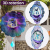 Wind Spinner, Hanging Wind Sculptures,Wind Spinners for Yard and Garden Decor,Yard Decorations Outdoor,Hanging Art Ornaments for Garden Yard Balcony Decor (Hummingbird)